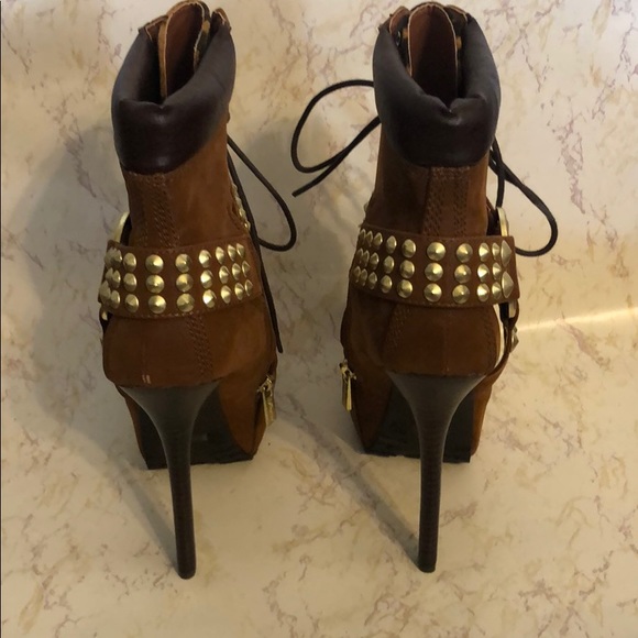 Camel Brown Ankle boots - Picture 4 of 4